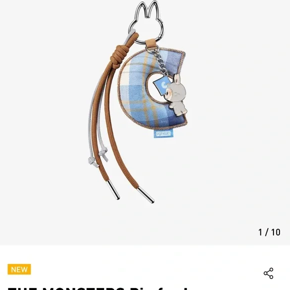 ✨NWT Pop Mart Pin for Love Letter Pendant Blind Box Letter C - Picture 9 of 9